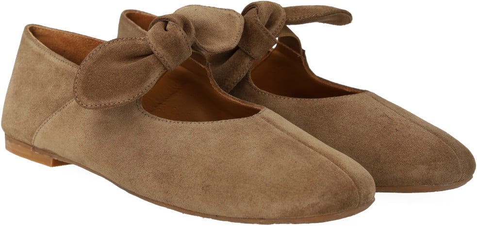 Ballerina med Elastisk Dekorativ Sløjfedetalje