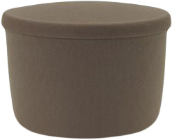 Hide Storage Pouf Small