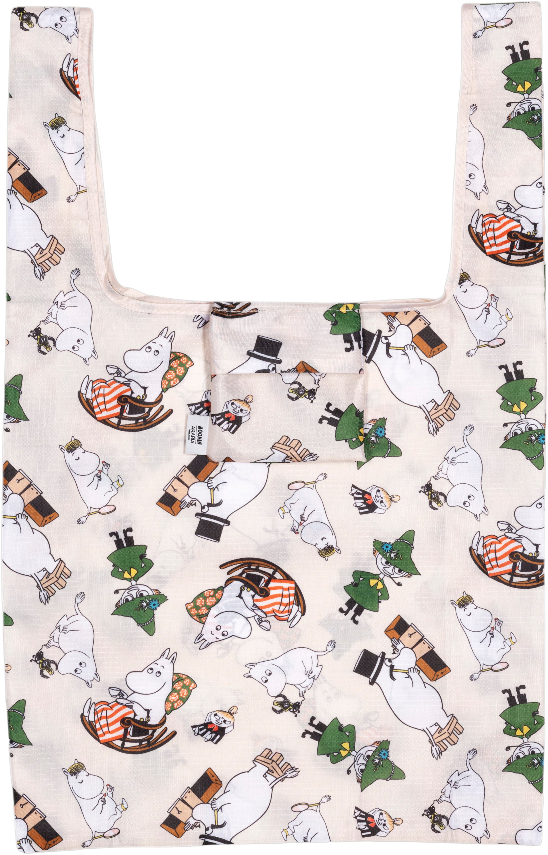 Moomin Arabia Foldbar Indkøbspose Familie