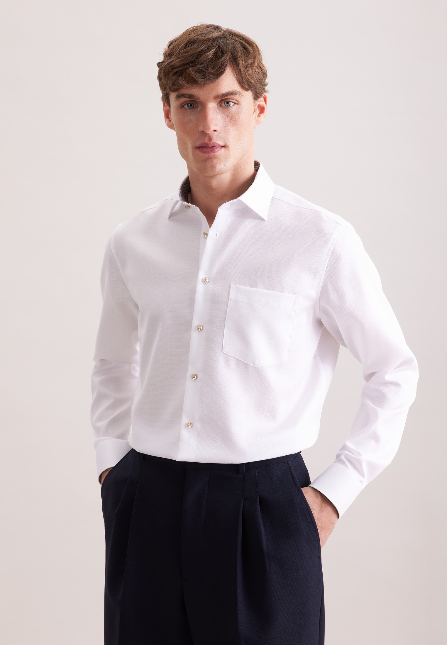 Business Shirt Regular 1/1 Kentcollar Structure