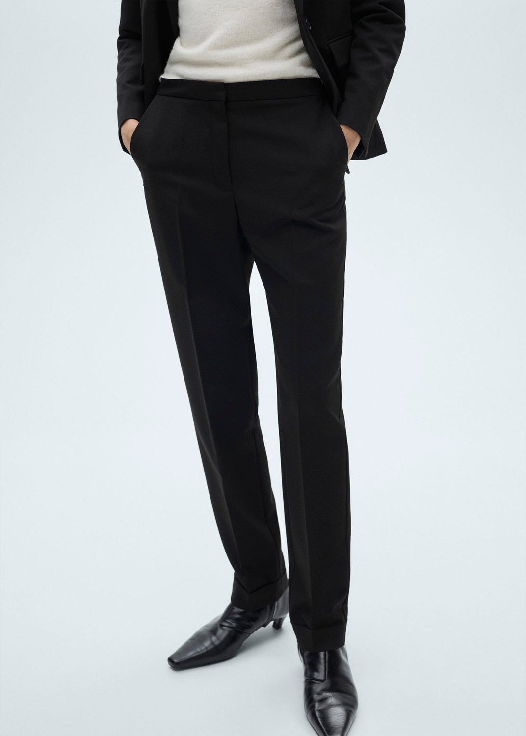 Straight Suit Trousers