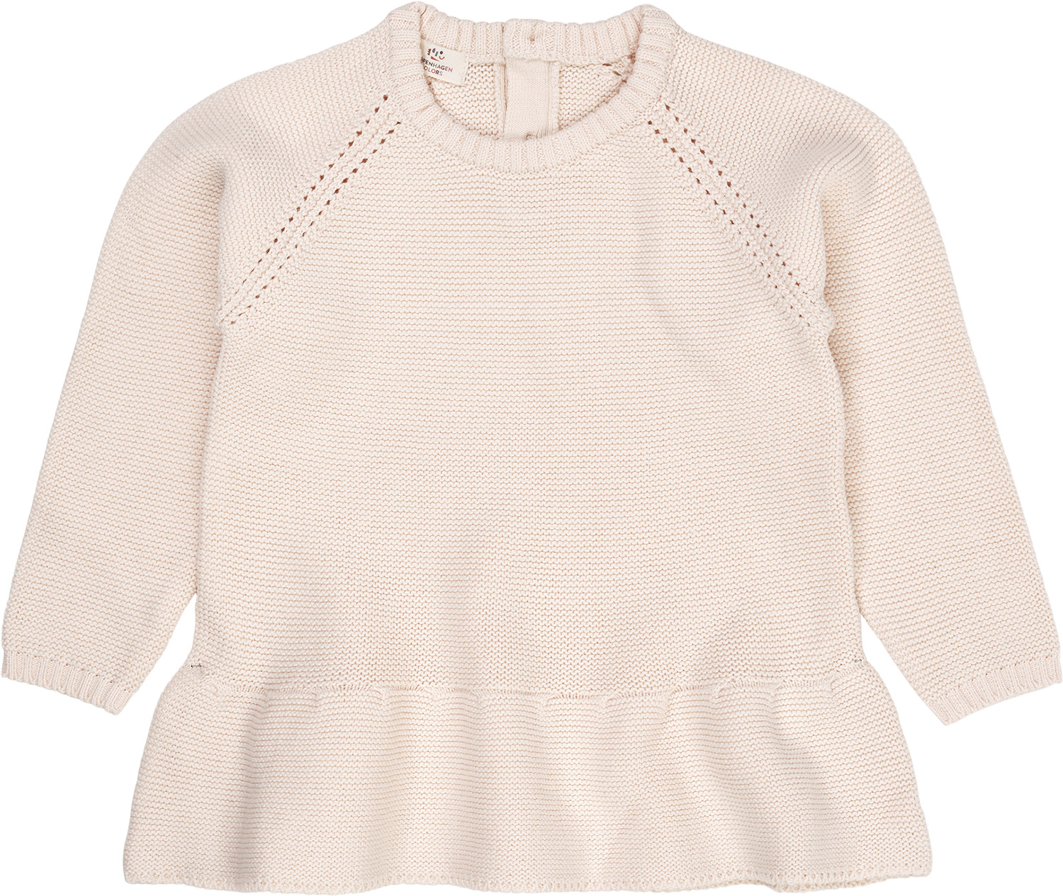 Knitted Pullover W. Frill