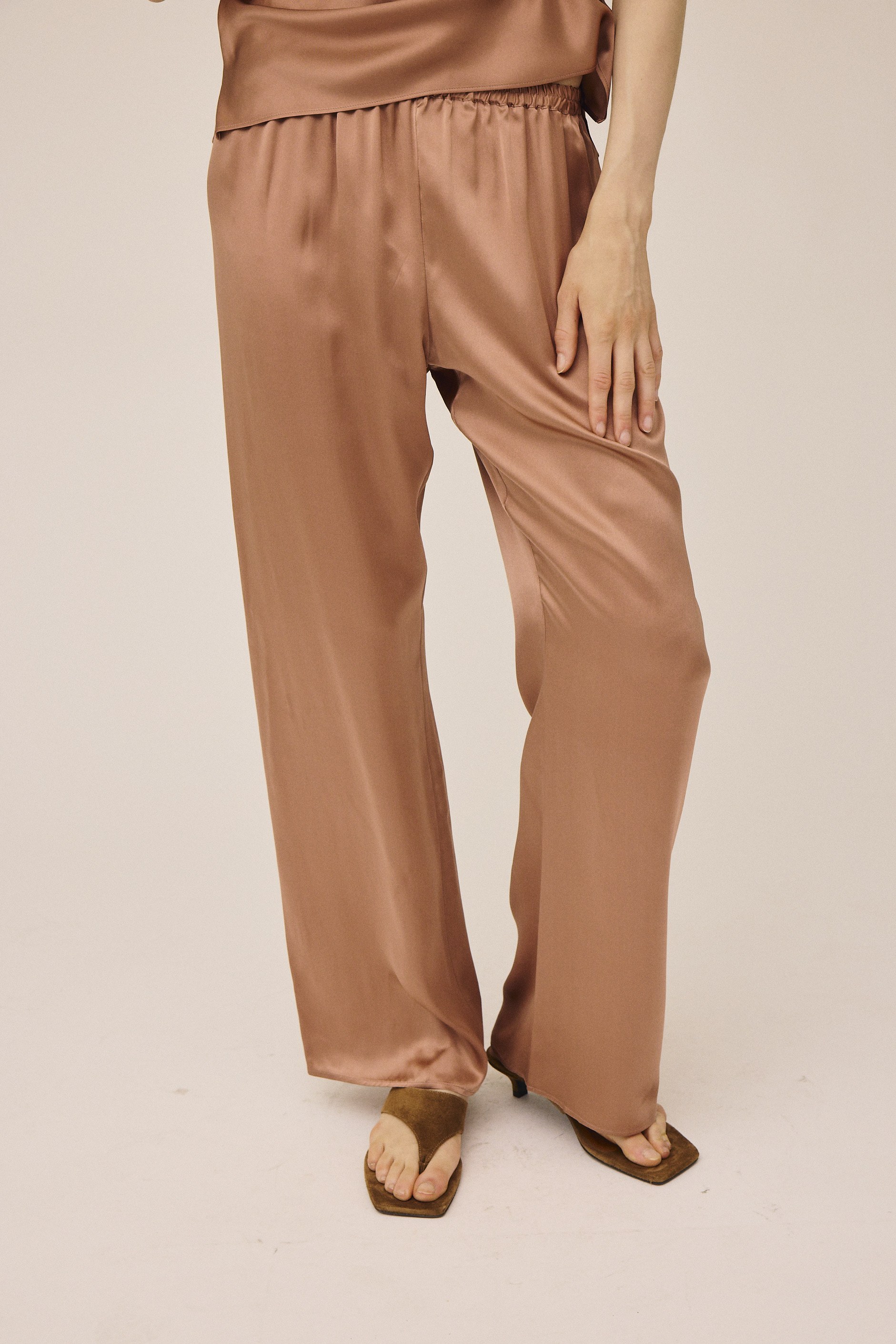 Moon 2 G Regular Pyjamas Trousers, 100% Silk
