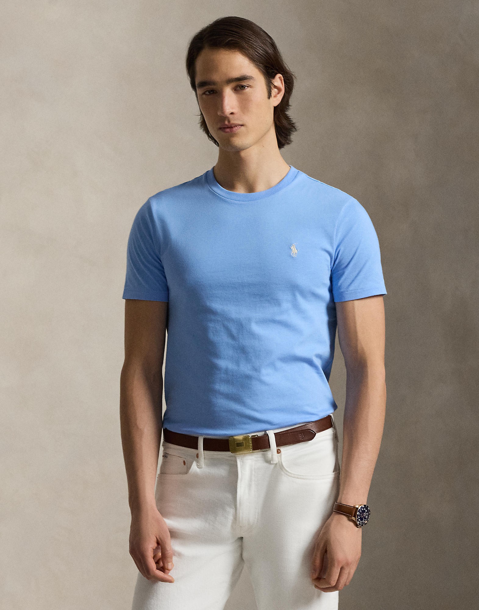Custom Slim Fit Jersey Crewneck Tshirt