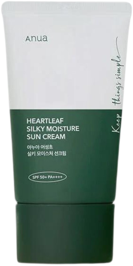 Heartleaf Silky Moisture Sun Cream Spf50+ PA++++