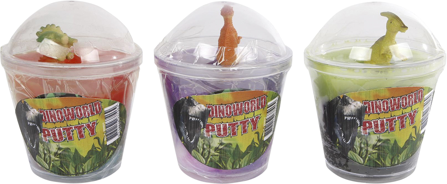 Dinoworld Multi Color Putty With Figure Fra Legetøj