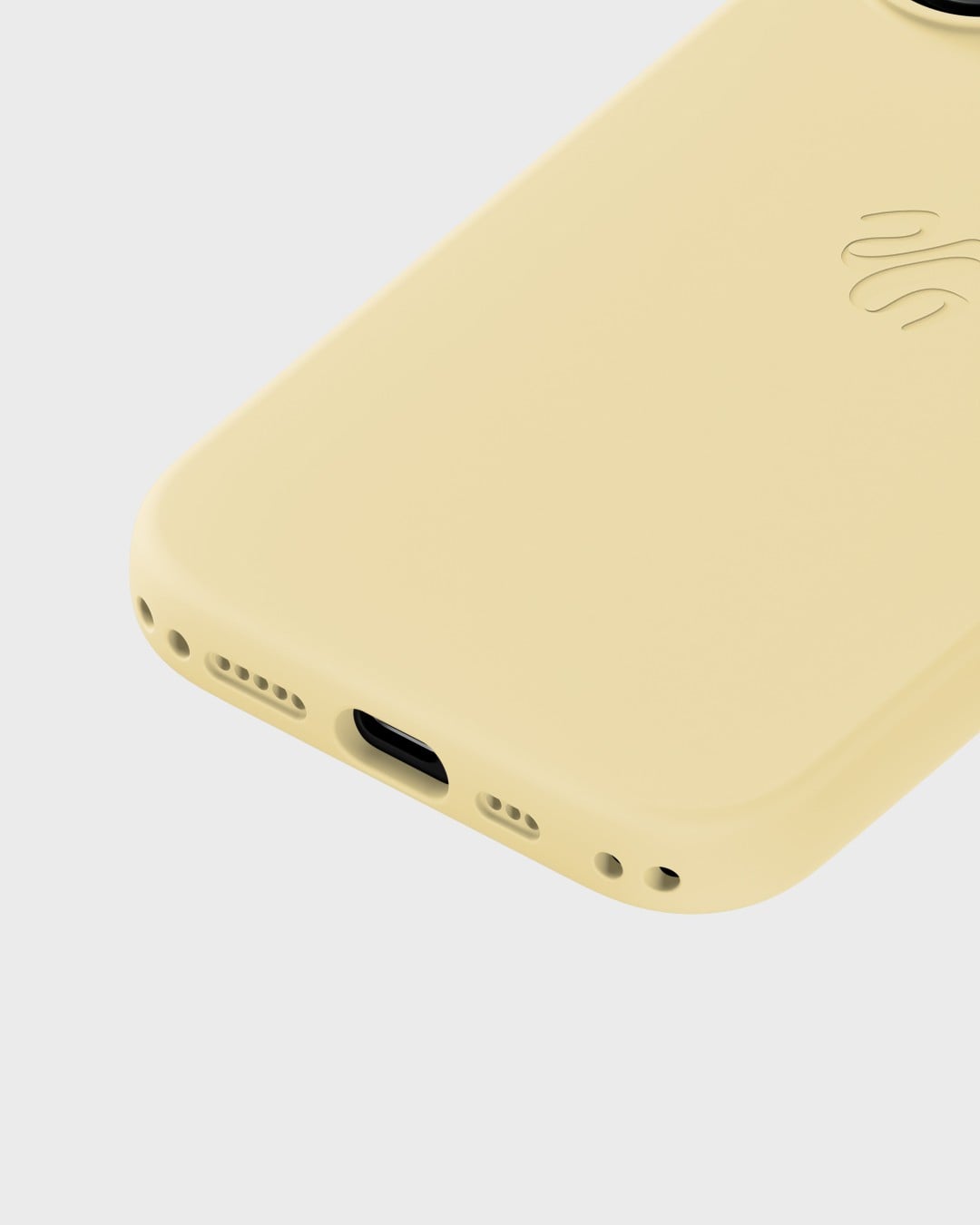 Silicone Case Magsafe Cpt. IPH 16 Butter Yellow