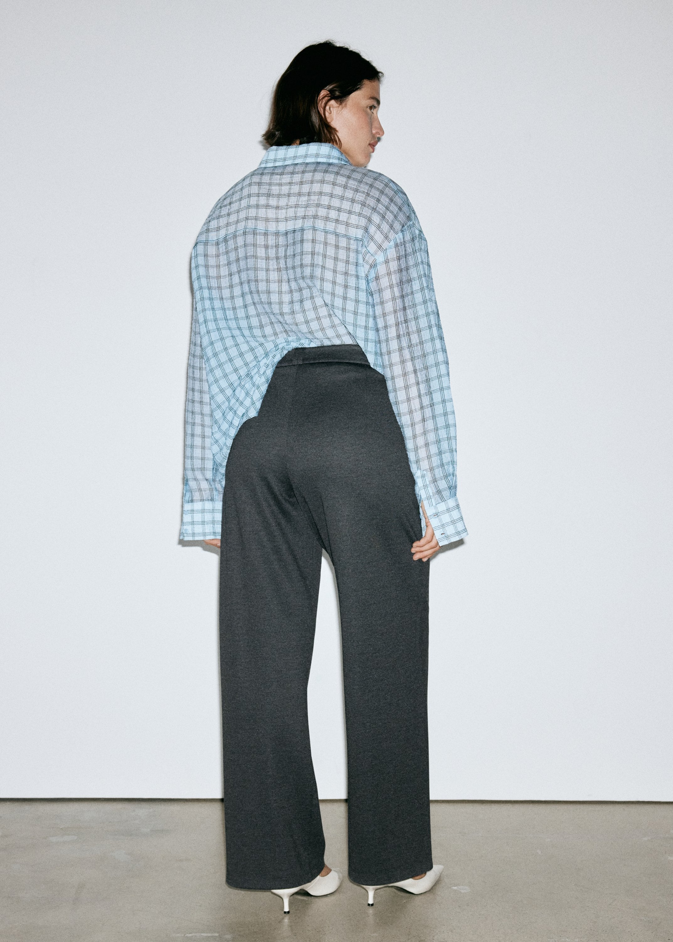 Straightleg Fine-knit Trousers