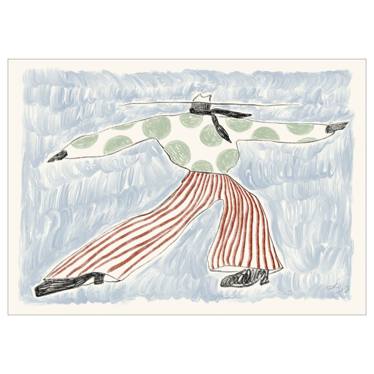 The Poster Club x Lucia Tuffley Sam on the Hill