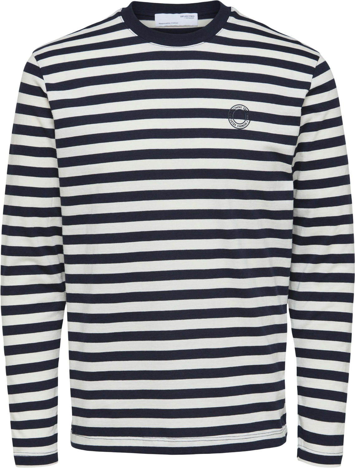 Slhricky Print Stripe LS Oneck TE