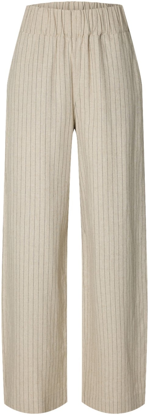 Slfmariam MW Wide Linen Blend Pant