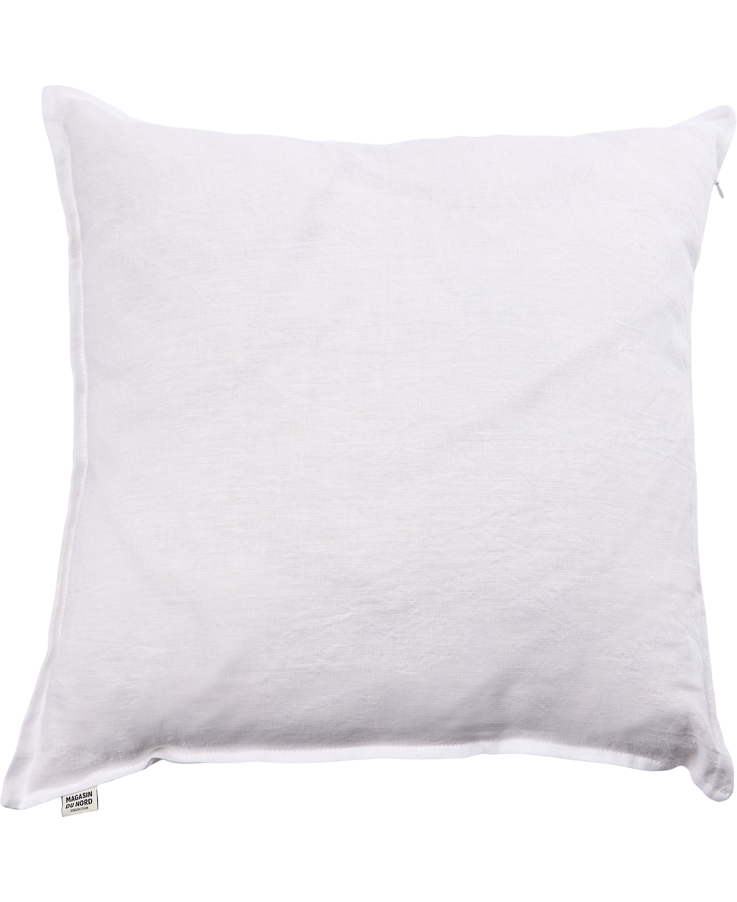 Hør Vasket Pude White 50x50