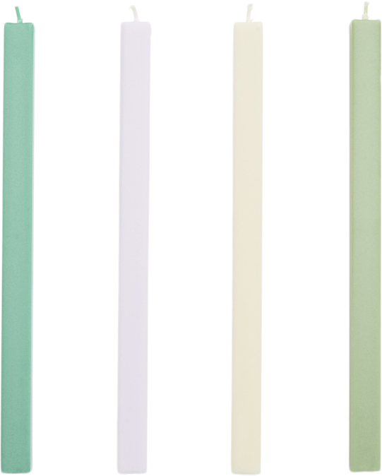 Square Candle Set of 4