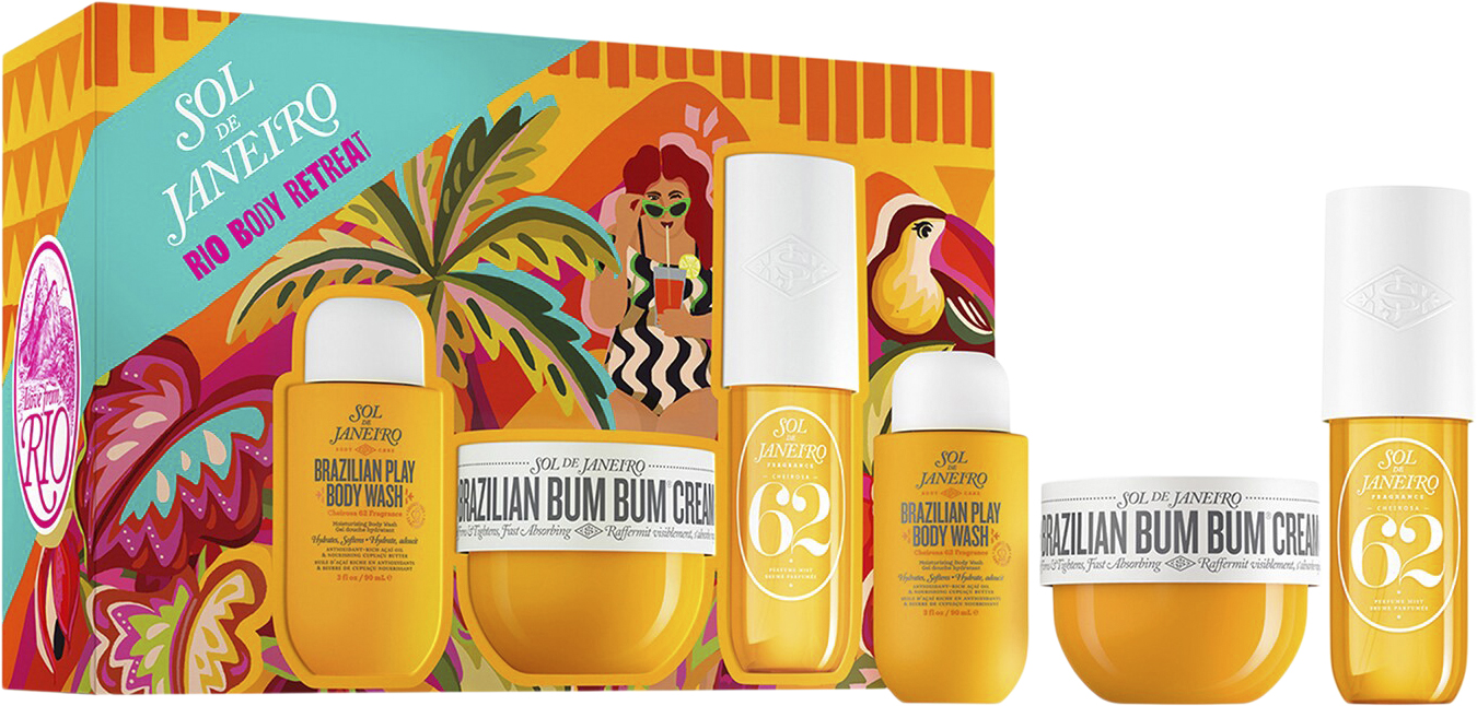 Rio Body Retreat Set Æske Med Routine Bodycare Sæt