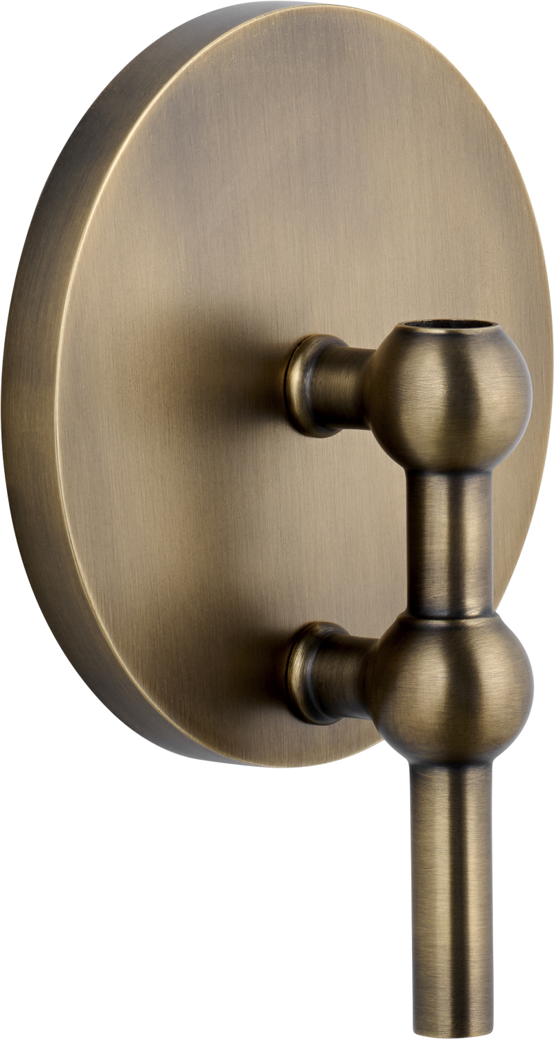 Stoff Nagel Wall Hanger Bronzed Brass/bruneret Messing