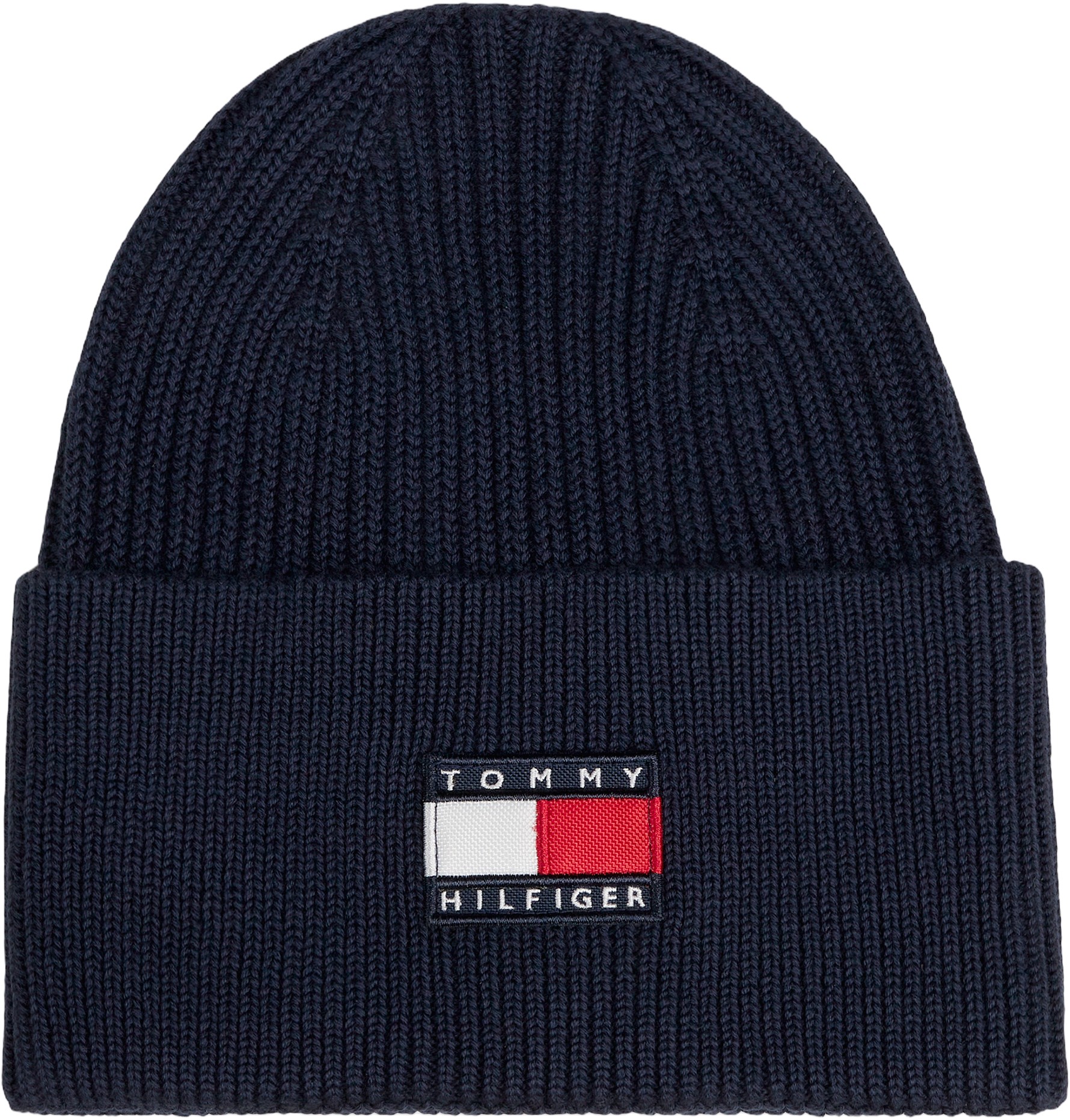 Kids' Heritage Flag Logo Ribknit Beanie