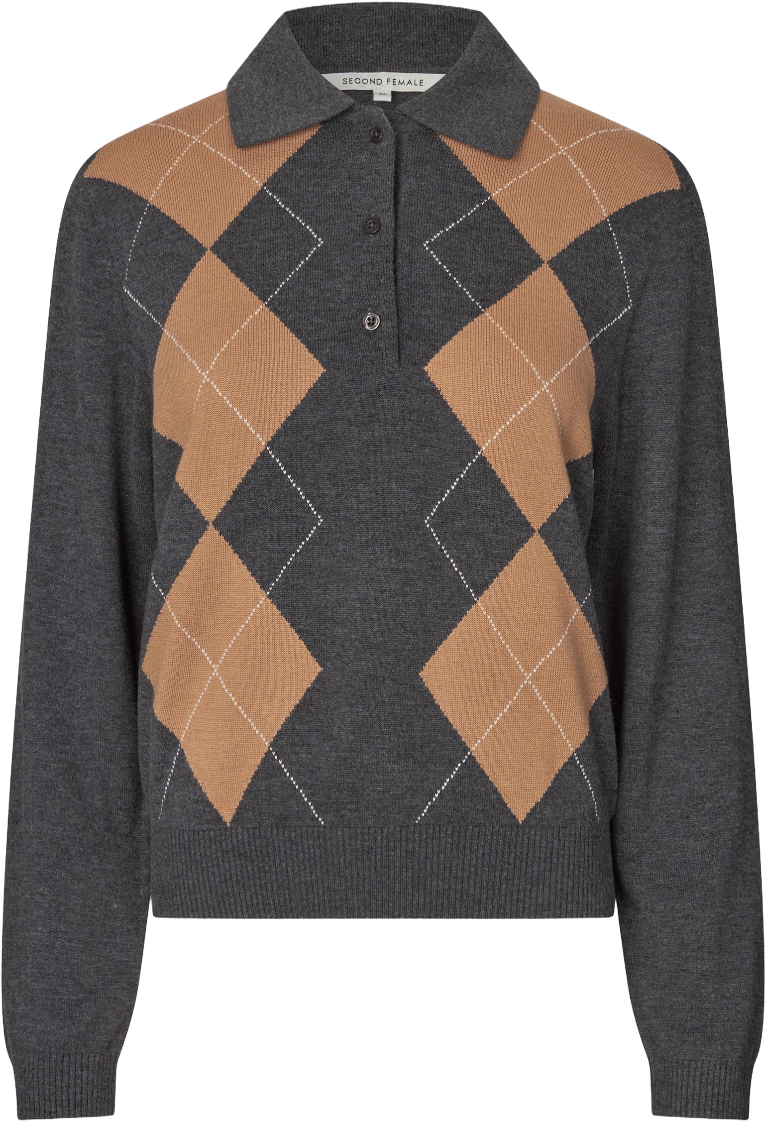Shailene Merino Blend Knit Polo