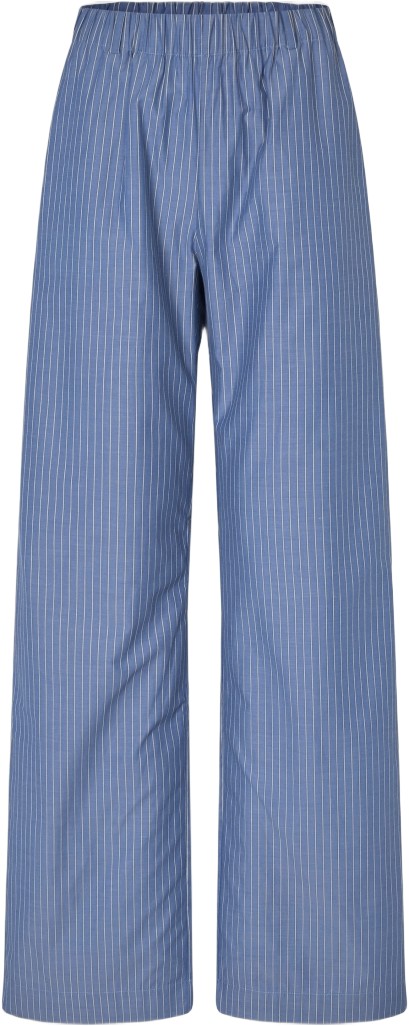 2405 Multistripe Shirting, Pocket Elasticated Long Pants