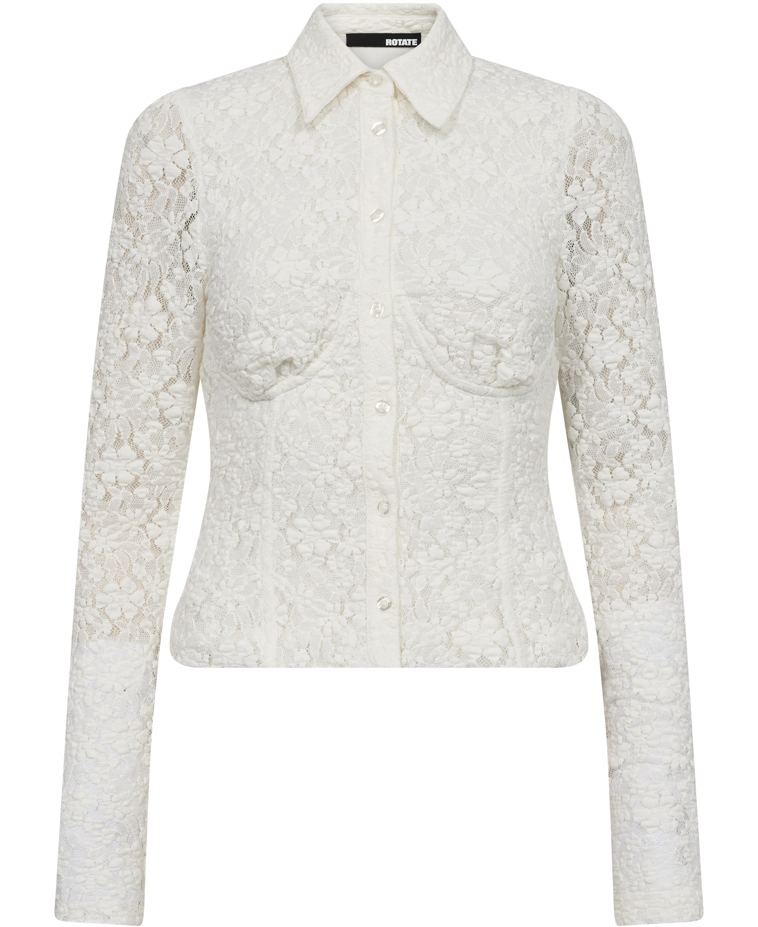 Lace Fitted Shirt