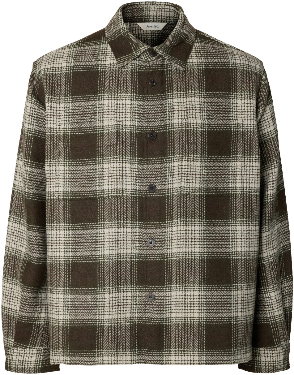 Slmolepablo Wool Blend Overshirt N