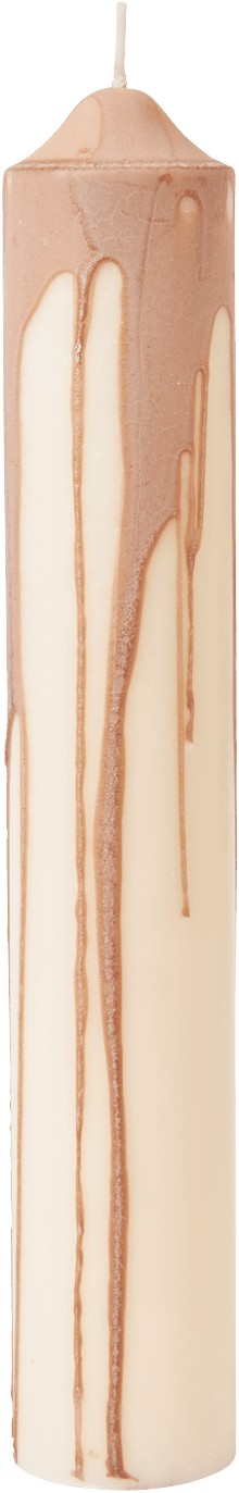 Dryp Pillar Candle H30 – Beige