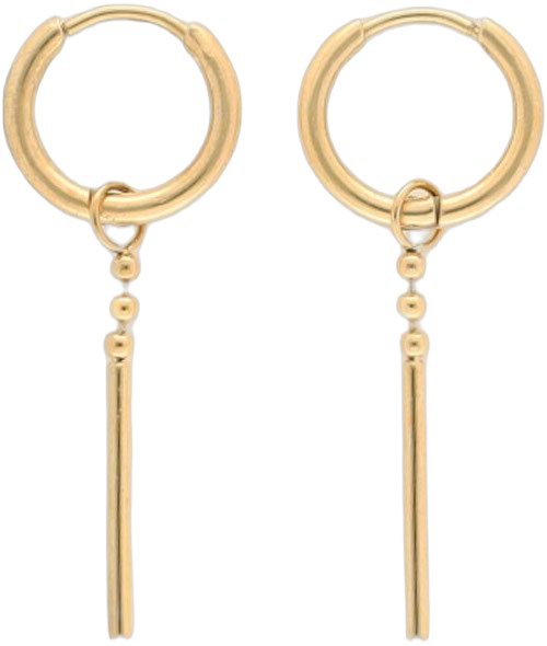 Earrings Dots & bar
