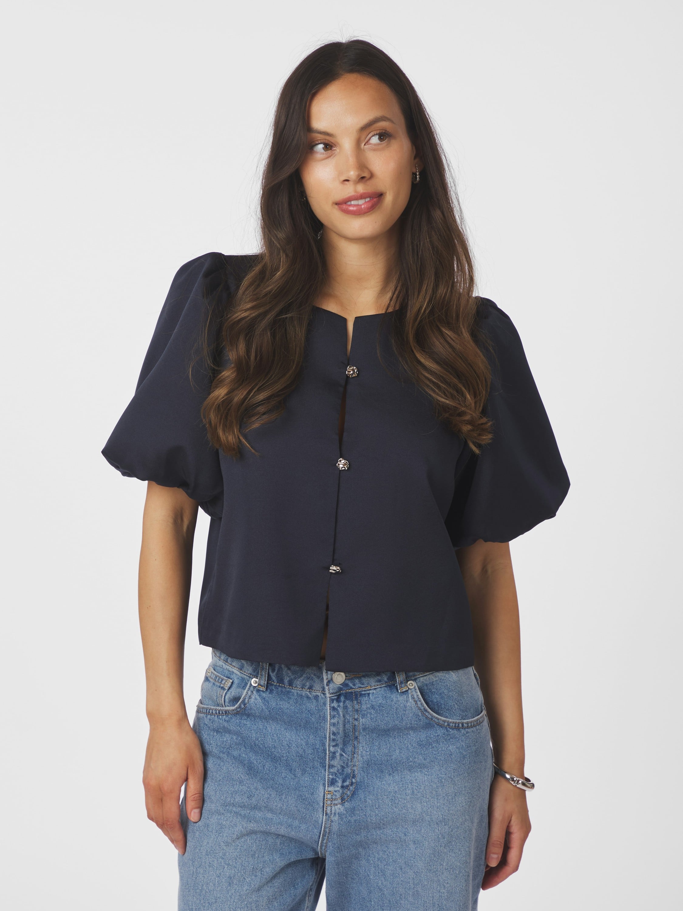 Aisa Dull Satin Blouse