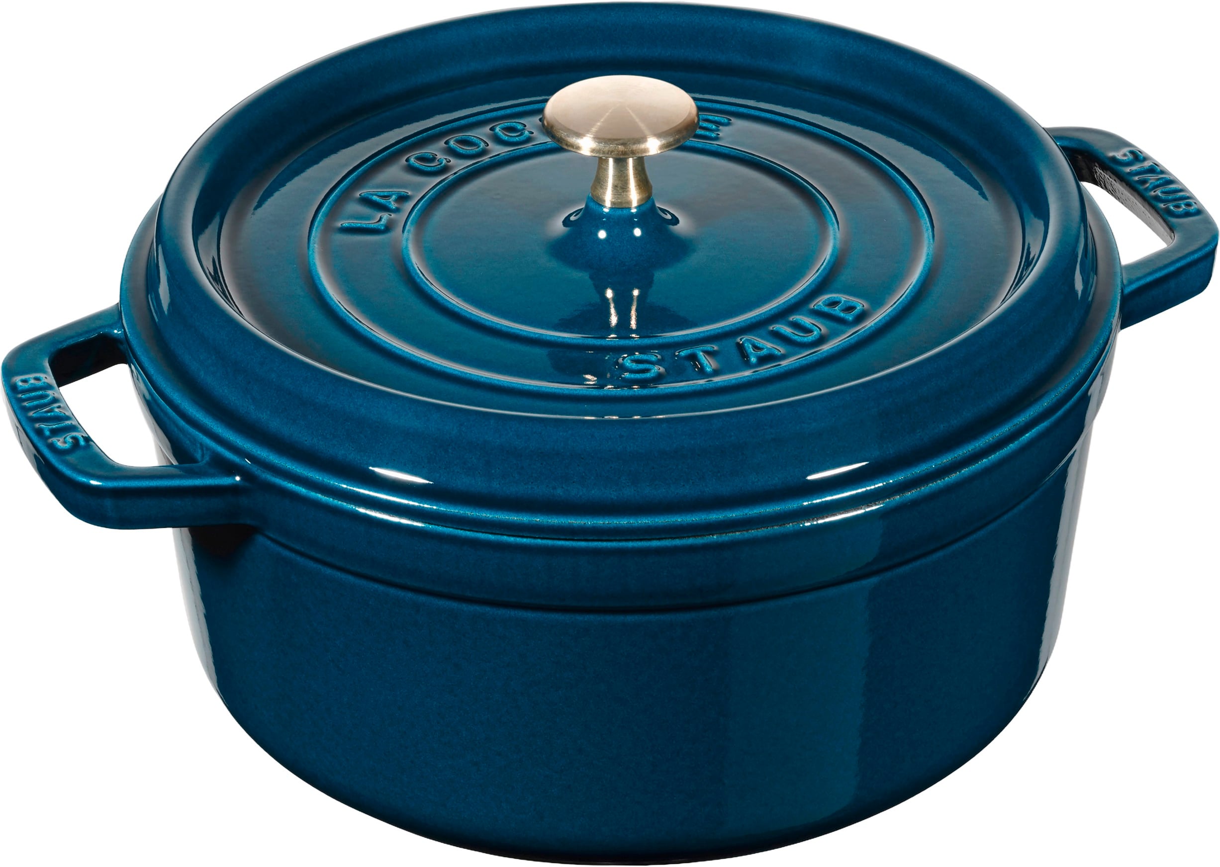 La Cocotte Cocotte 28 cm / 6,75 l, Rund, Lamer-turkis-blågr
