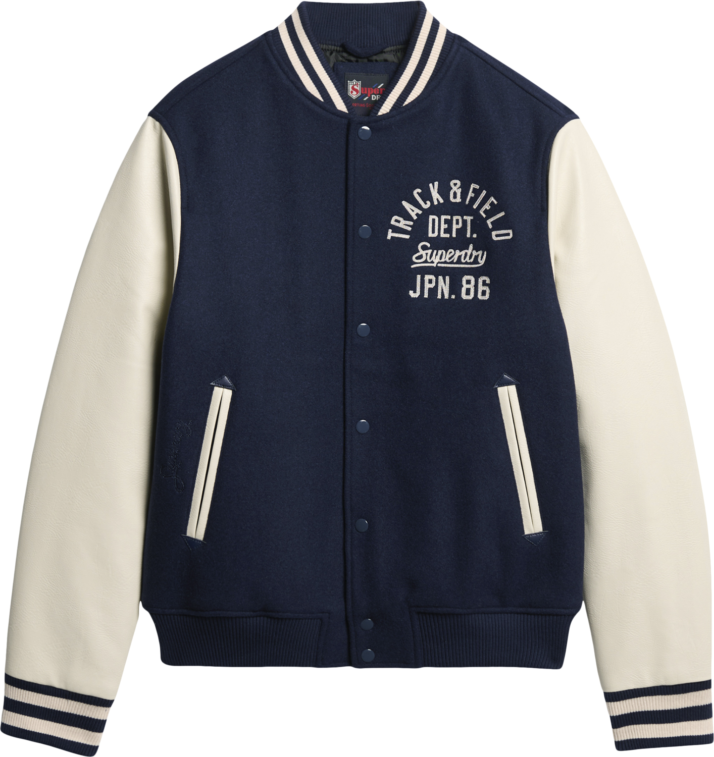 Varsity Chain Stitch Bomber
