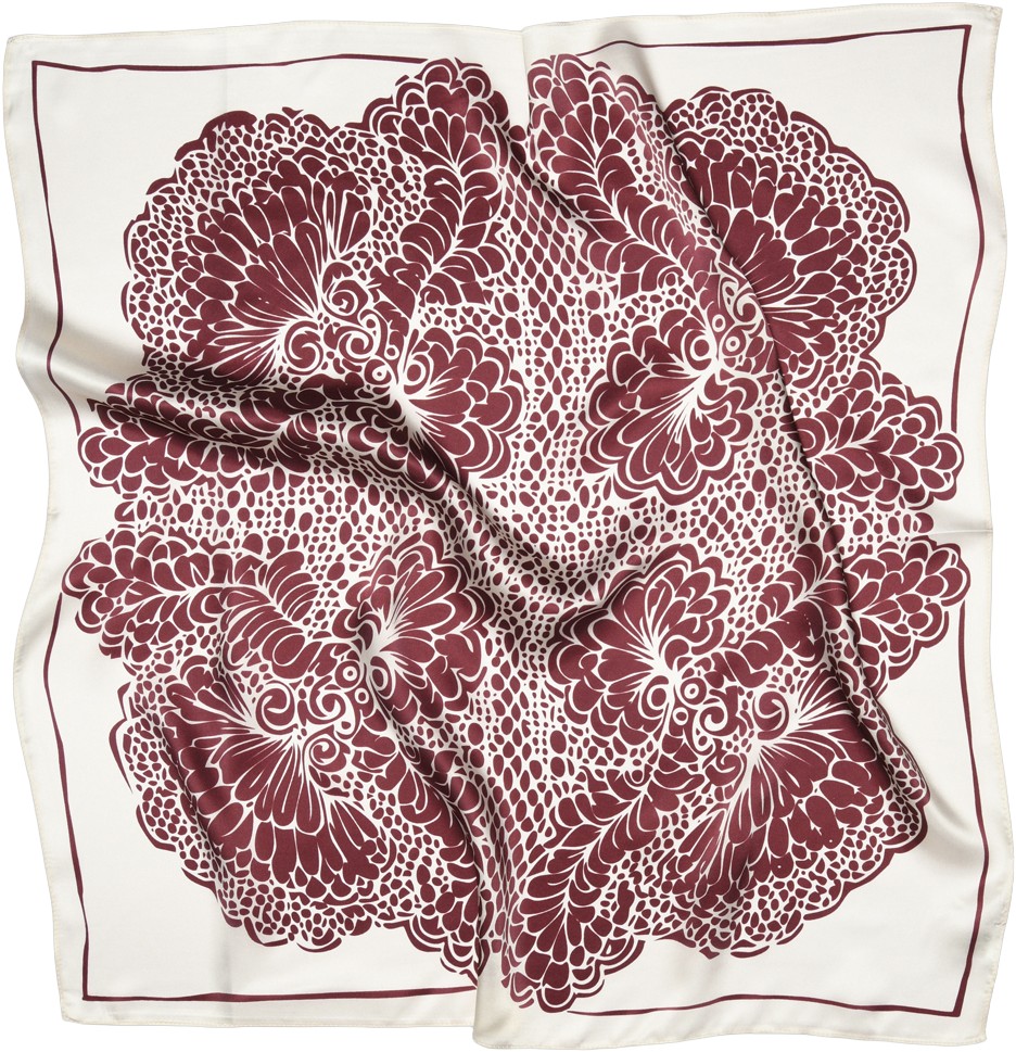 Lacey Silk Scarf
