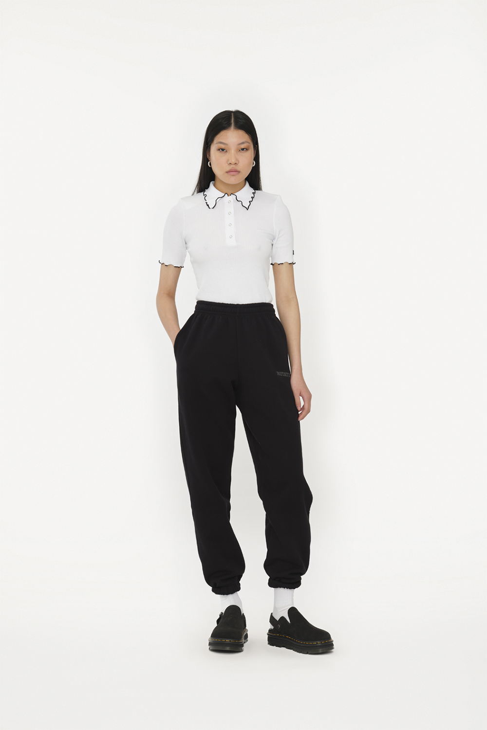 Rib Polo Top