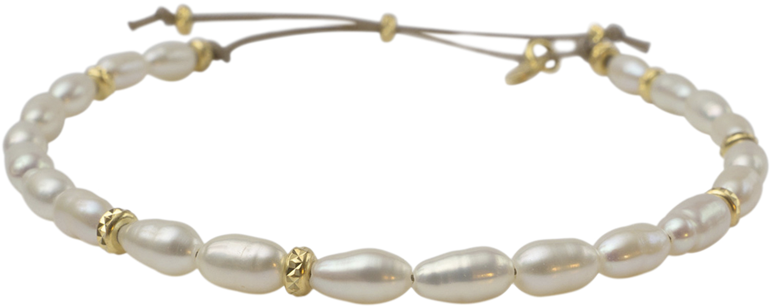 Celina Pearl Bracelet Gold