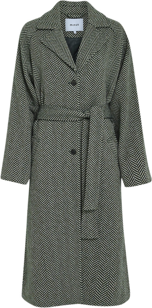 Natalie Woolen Belted Coat