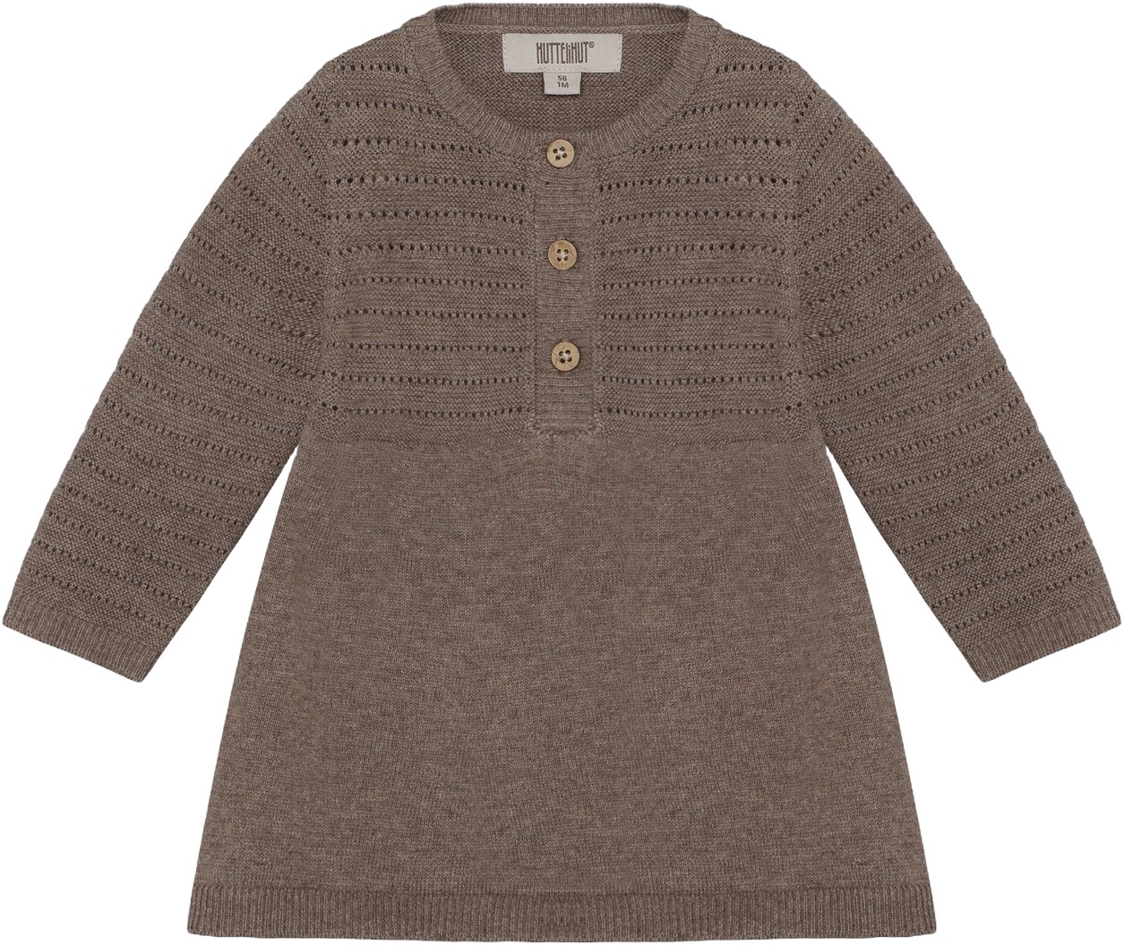 Dress LS Knit w. Wool