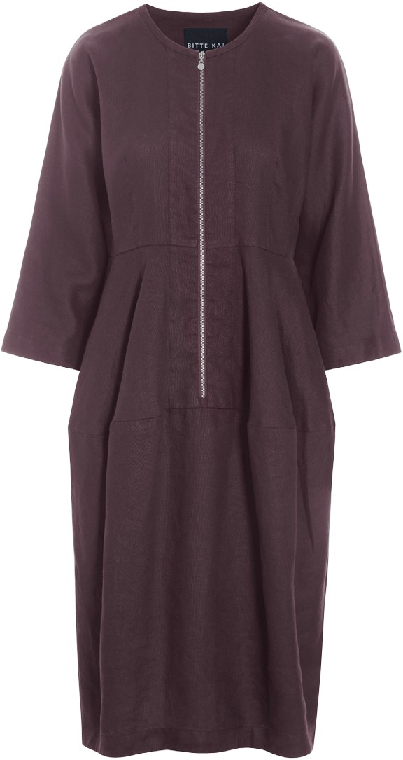 Lazy Linen Kjole med Lynlås