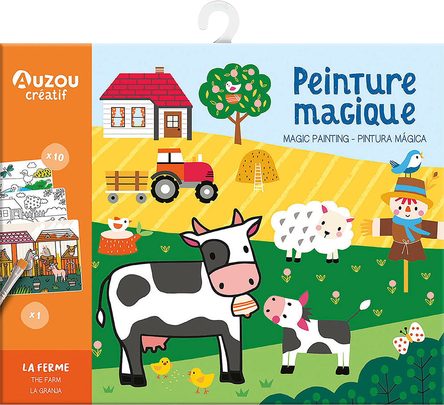 Auzou Little Artist Activity Kit - Magic Painting - Farm