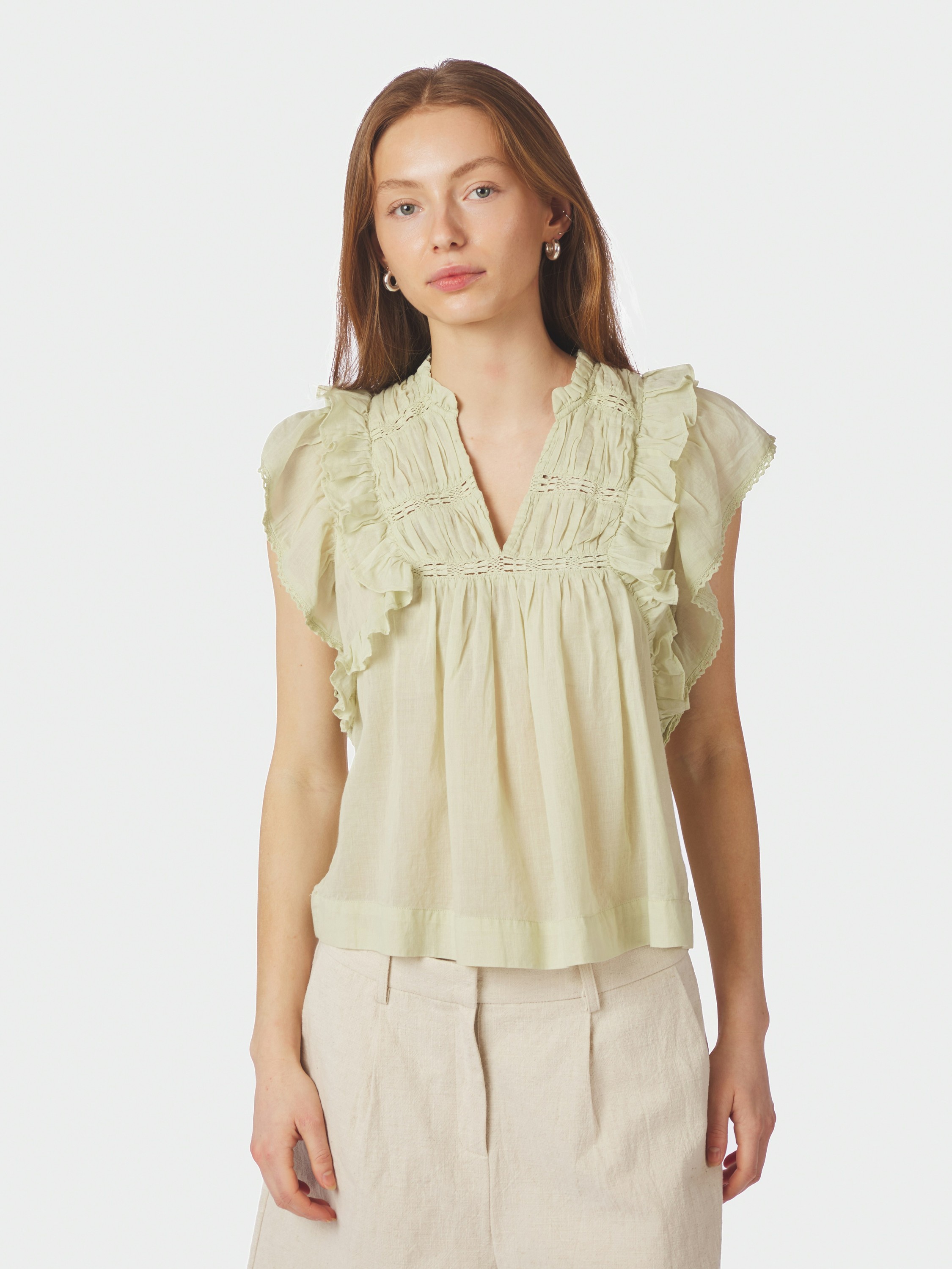 Jayla S Voile Top