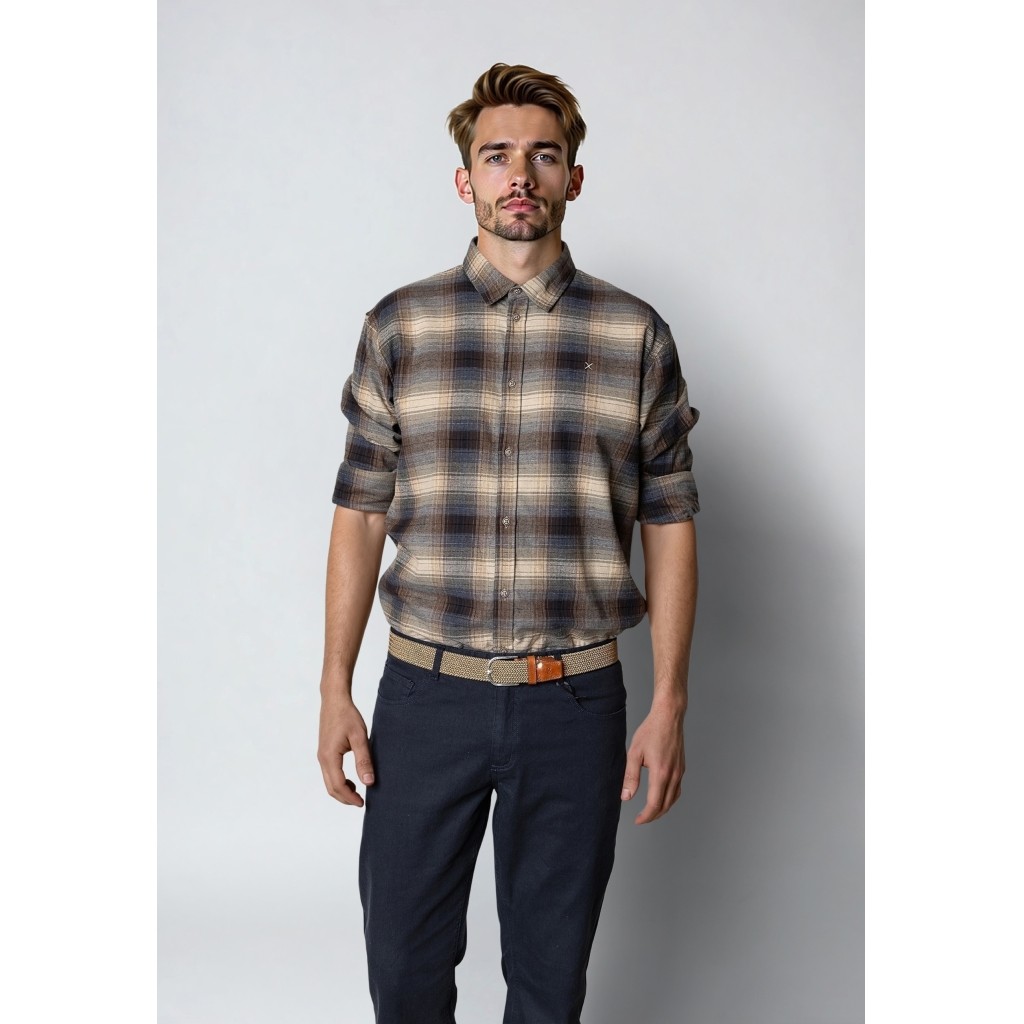 Dylan Checked Flannel Shirt