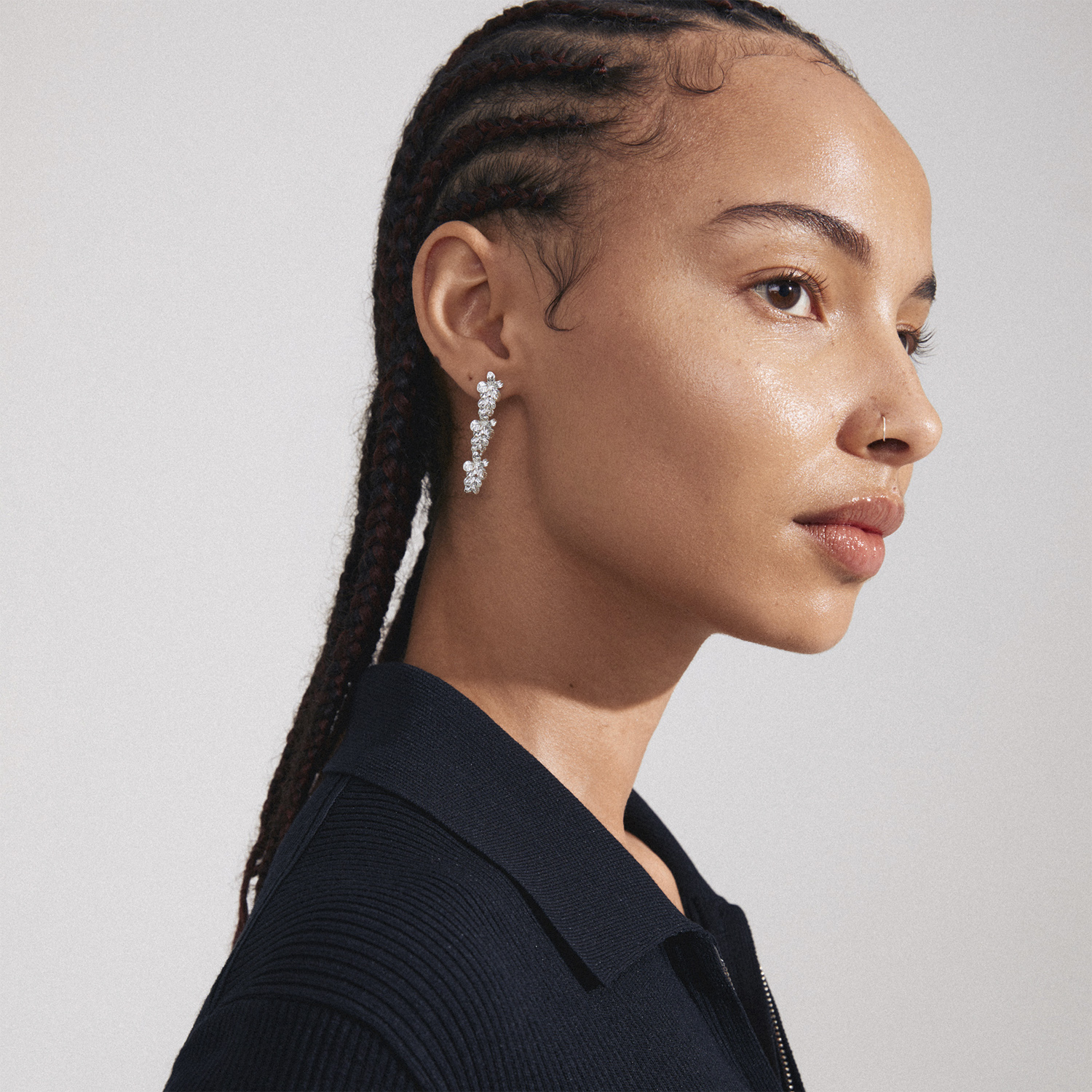 Charmaine Recycled Earrings Silverplated