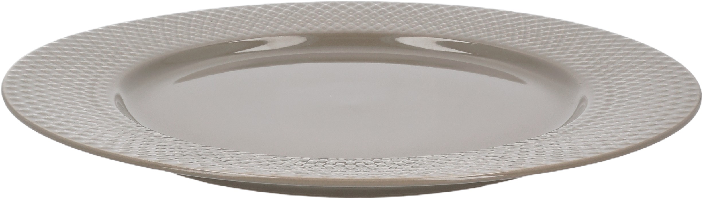 Rhombe Earth Middagstallerken &Oslash;27 cm Clay