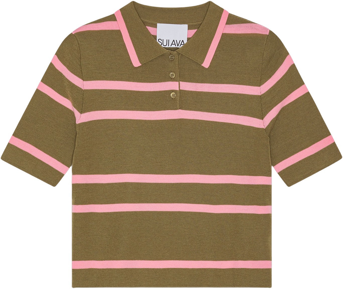 Merino Wool Knit Polo