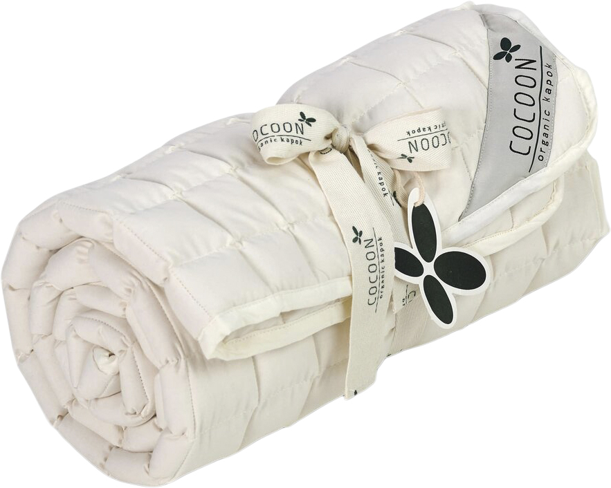 Cocoon Kapok Rullemadras, Babyseng 31×75 cm