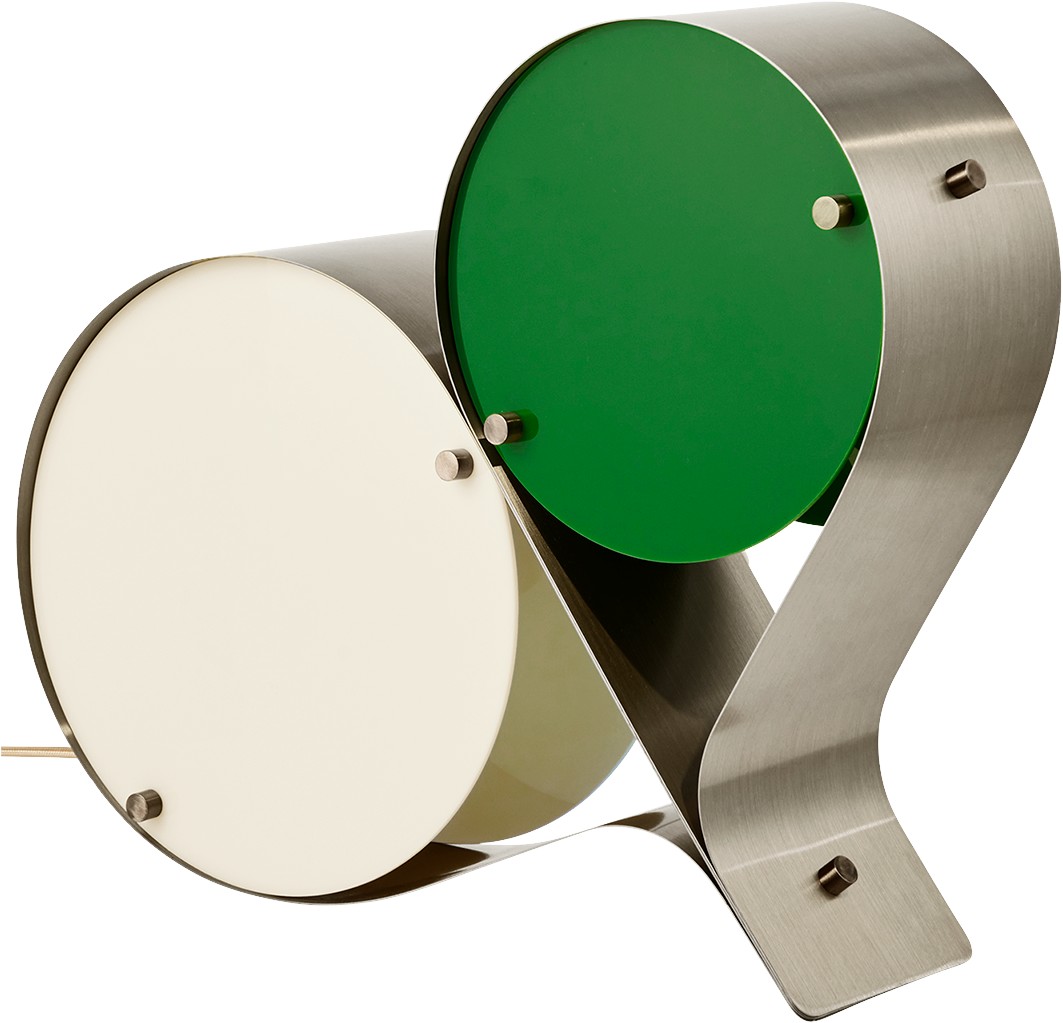 Coppia Table Lamp, Steel, EU Base: Bronze Steel, Shade: Ivor