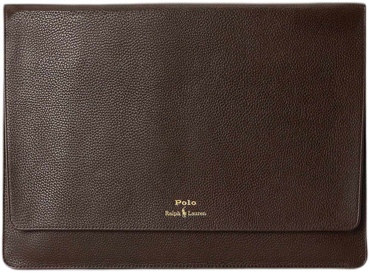 Pebbled Leather Laptop Sleeve