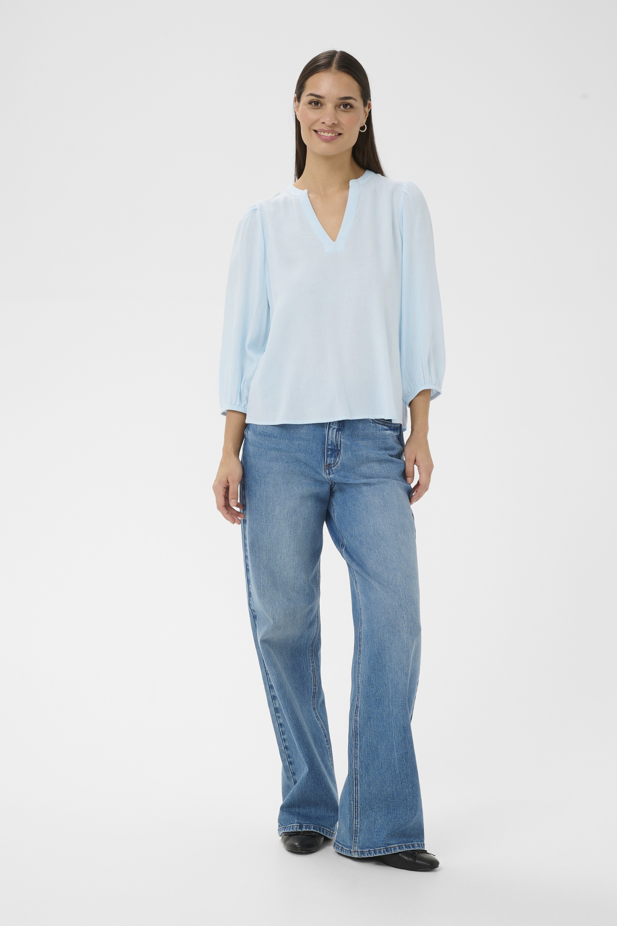 Kamilia 3/4 SL Blouse - DKK 210 - Spar 29%