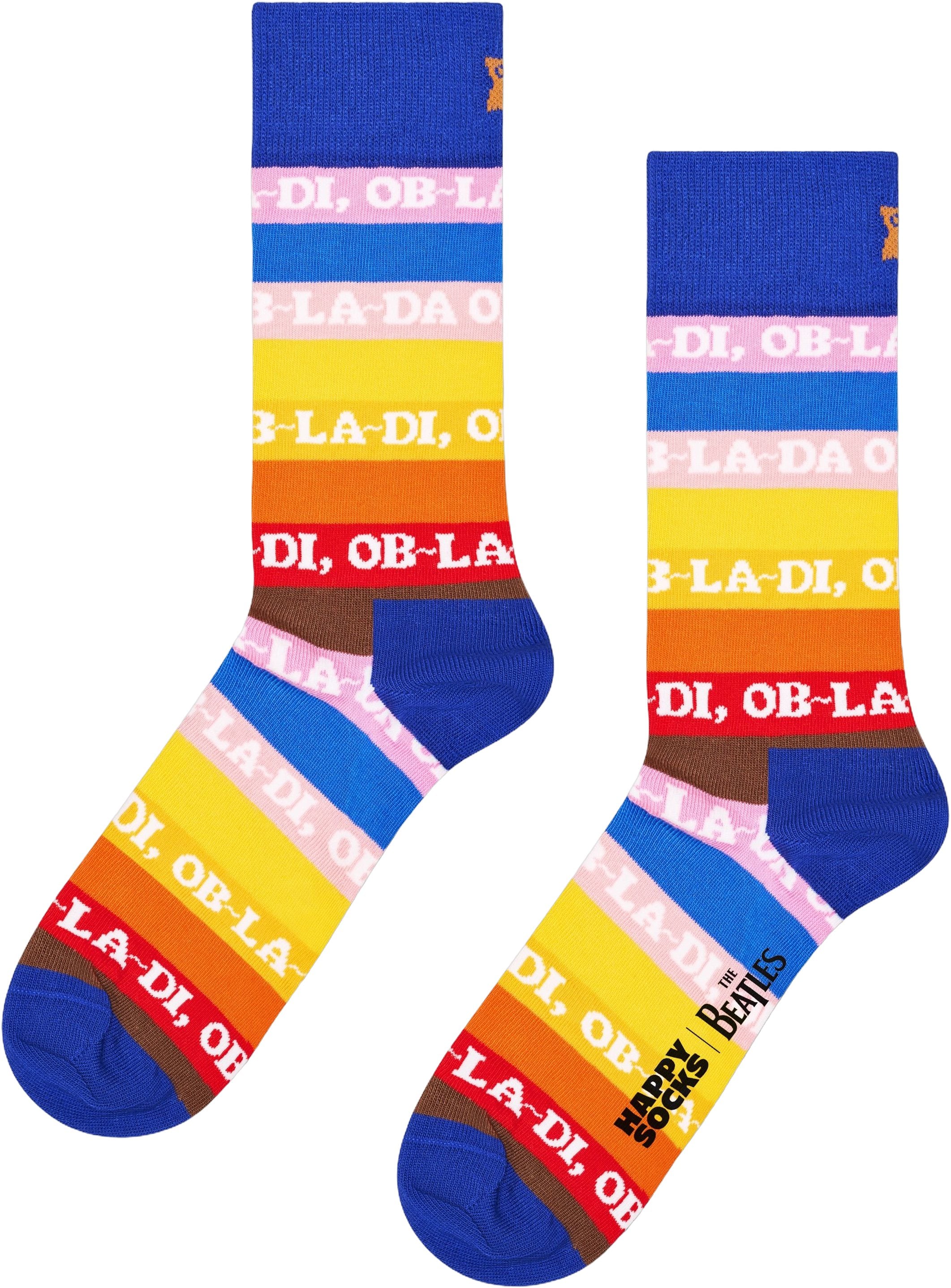 The Beatles Obla-stripe Sock