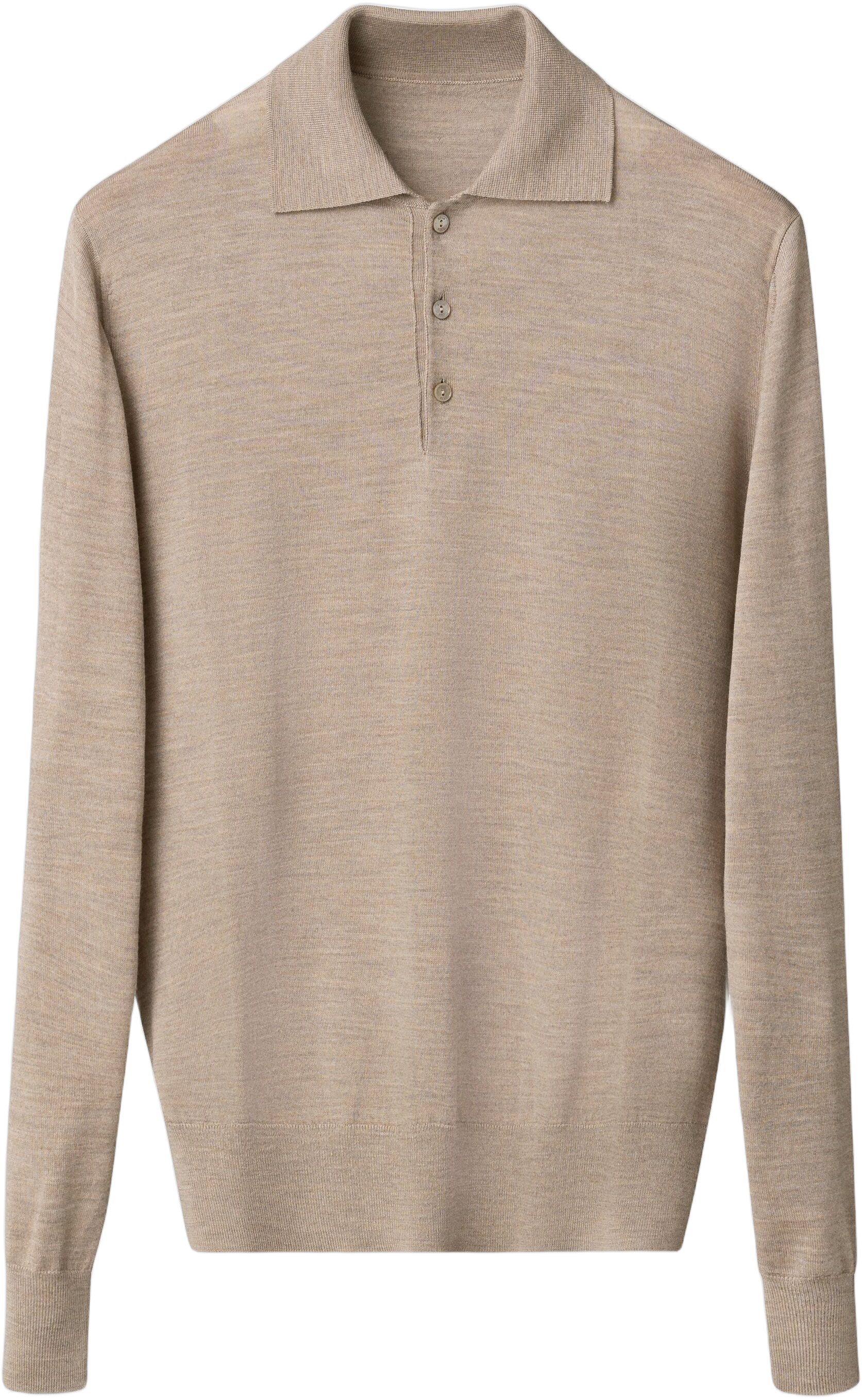 Fine Knit Merino Polo Shirt