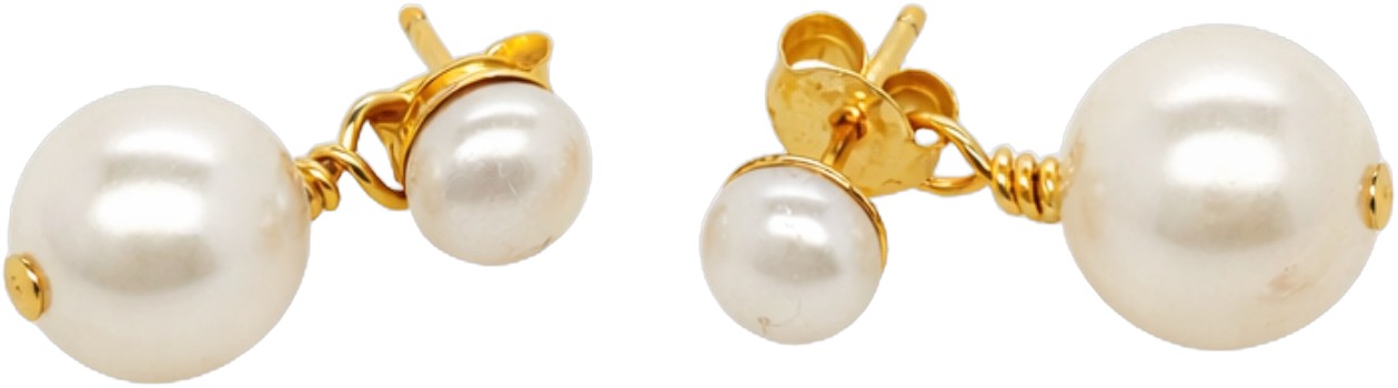 Ina Pearl Earring Gold