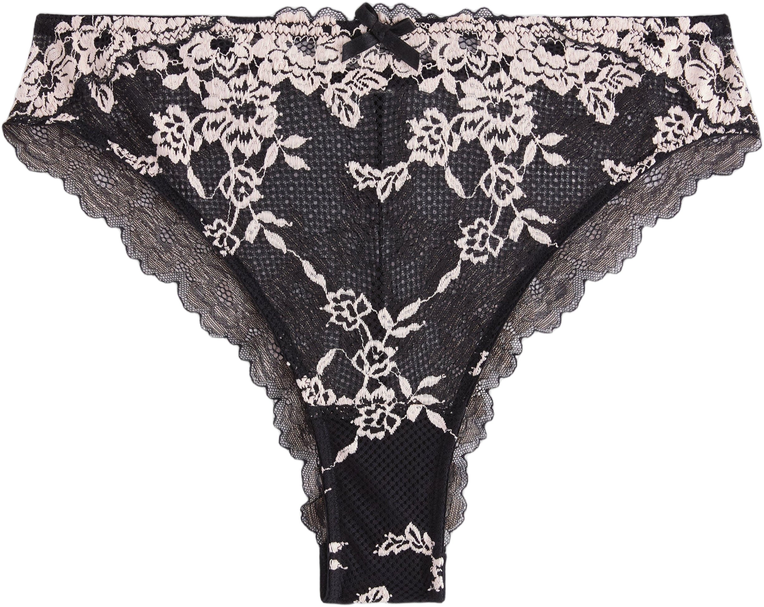 Brazilian Briefs in Mesh With Embro