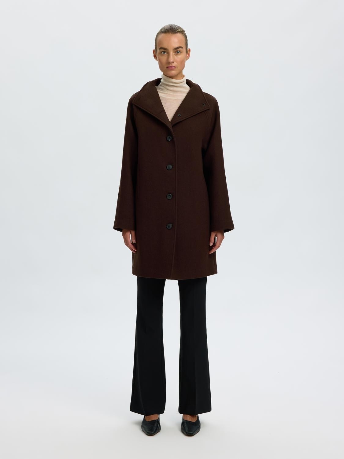 Slwziavinni Wool Blend Coat Noos